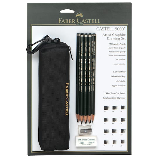 Faber-Castell&#xAE; Castell 9000&#xAE; Artist Graphite Drawing Set